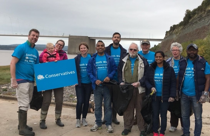 Aust Cliff Beach Clean