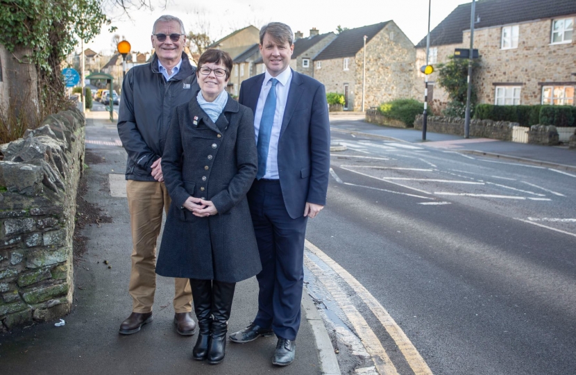 Cllr Paul Hughes, Cllr Erica Williams & Chris Skidmore MP