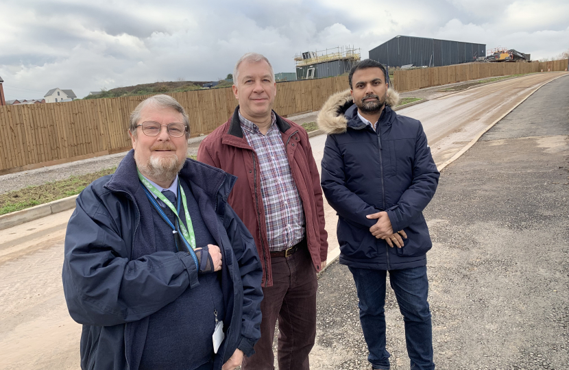 Cllrs Keith Cranney, Andrew Shore and Neel Das Gupta