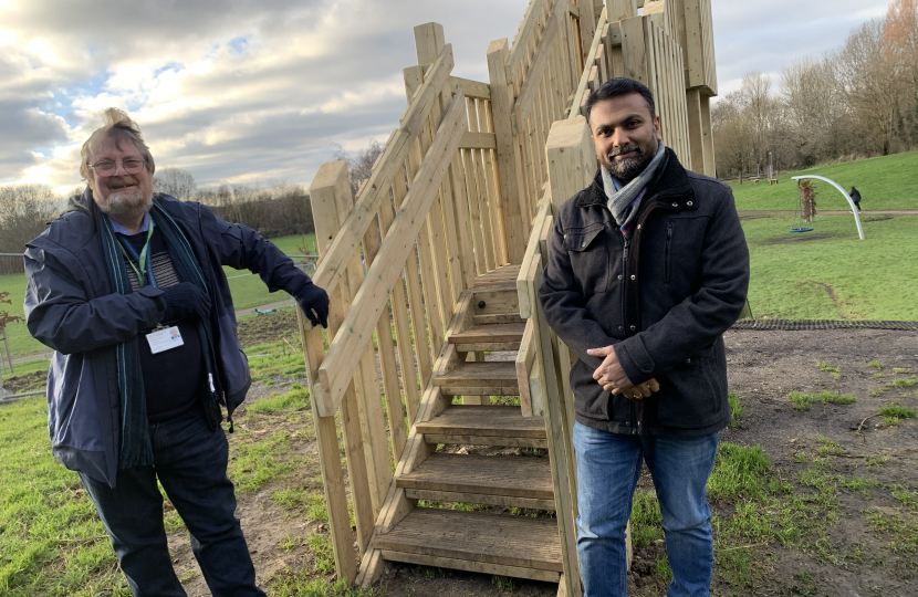 Neel and Keith at Meade Park