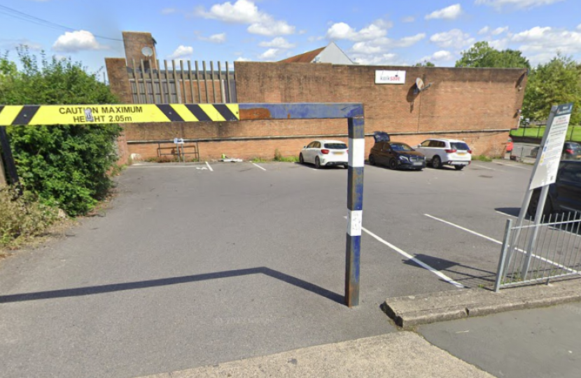 Queens Road car park in Withywood