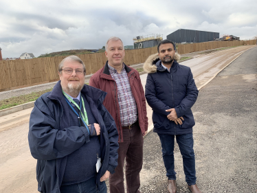 Cllrs Keith Cranney, Andrew Shore and Neel Das Gupta